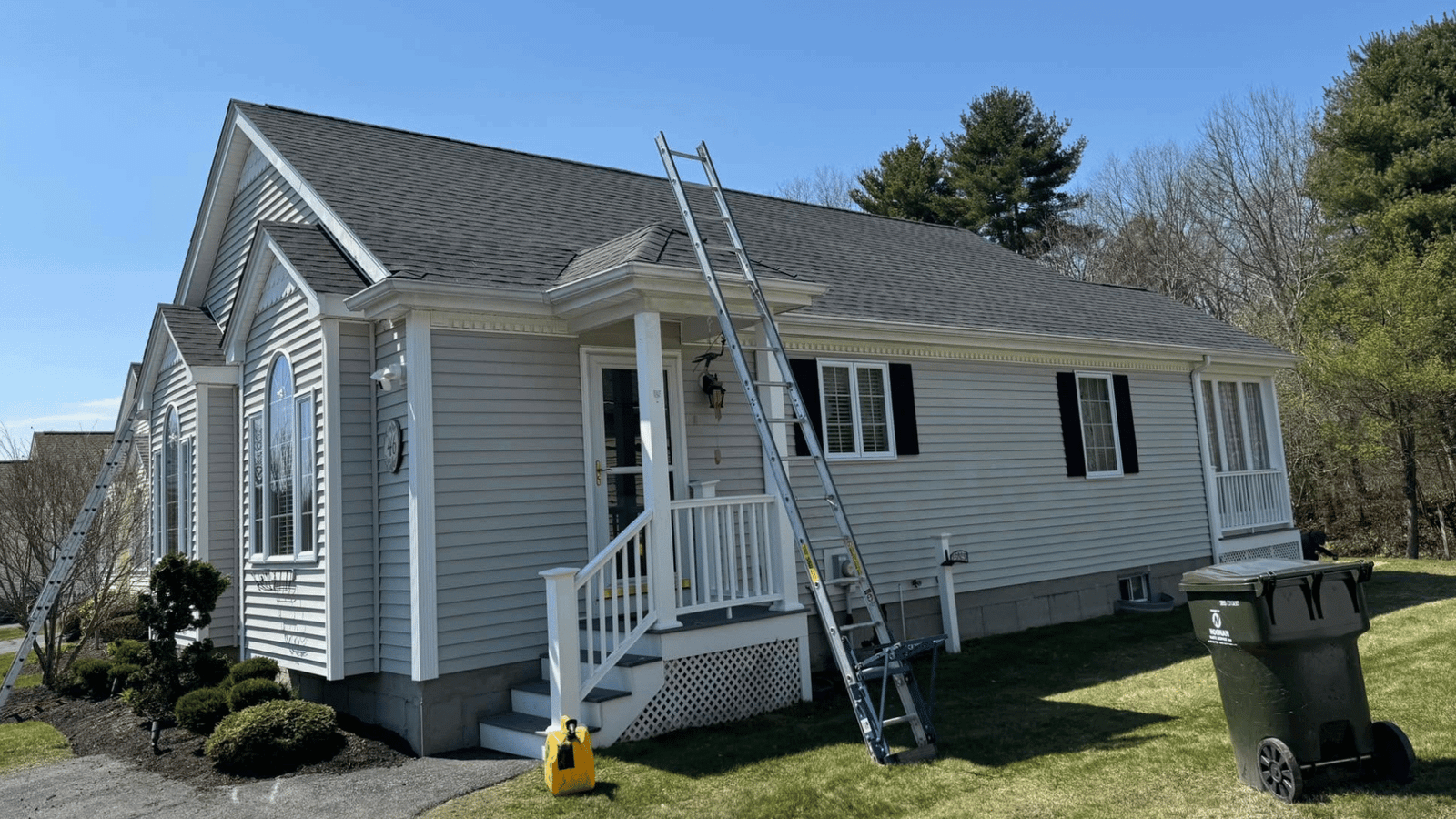 Experts from J4 Roofing during a roof inspection