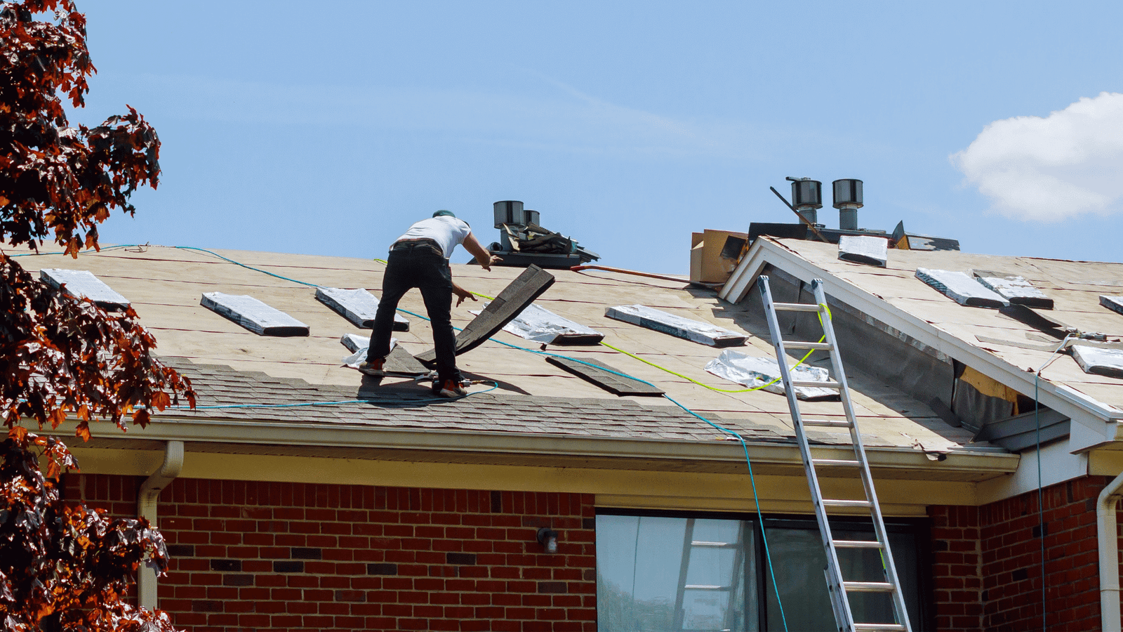 Shingle Roofing being completed by experts of J4 Roofing