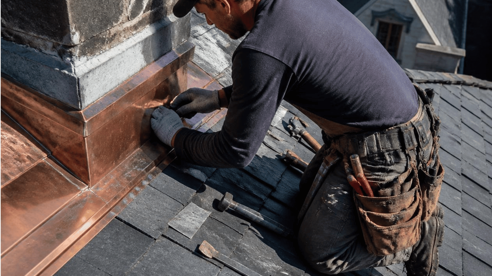 Roof Flashing Repair Services by J4 Roofing