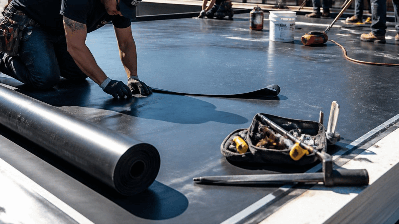 Rubber Roof Replacement