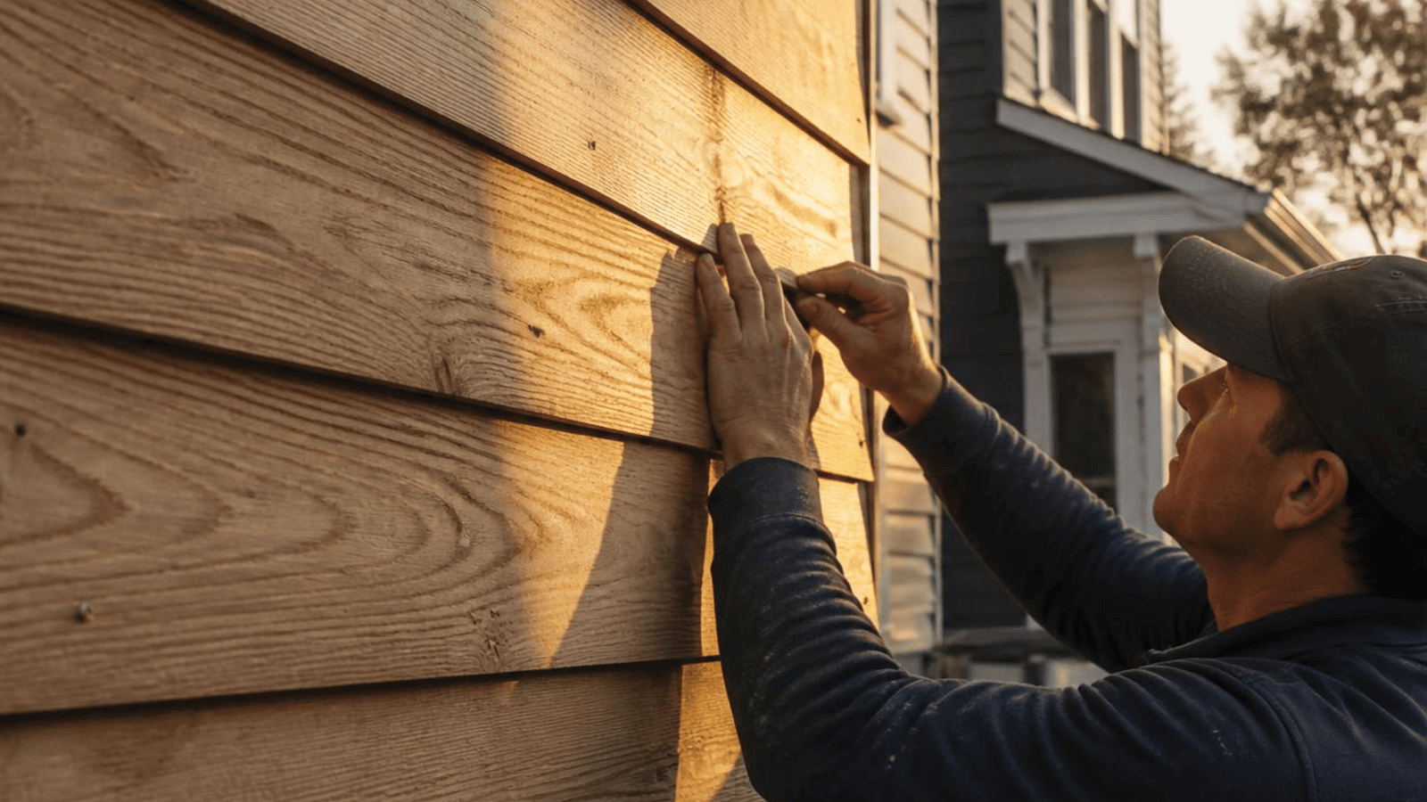 Cedar Siding Installation